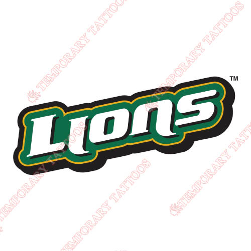 Southeastern Louisiana Lions Customize Temporary Tattoos Stickers NO.6249